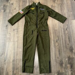 Fighter Pilot Costume Teens Boys 4ft long‎ Suit Pretend Play Dress Halloween